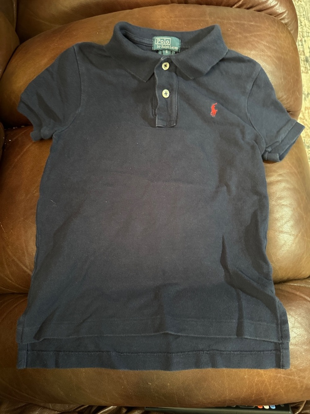 Polo by Ralph Lauren Navy Polo with Red Pony